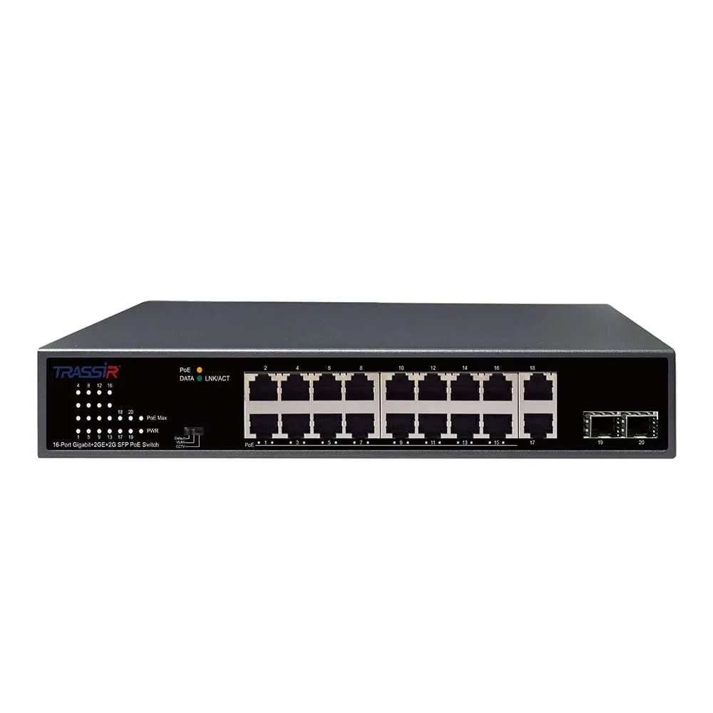 TRASSIR TR-NS14202S-185-16POE (D)